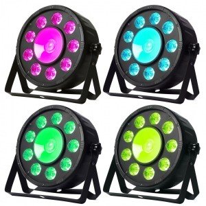 Fractal Light Zestaw 4 x PAR LED 9x10W+1x20W