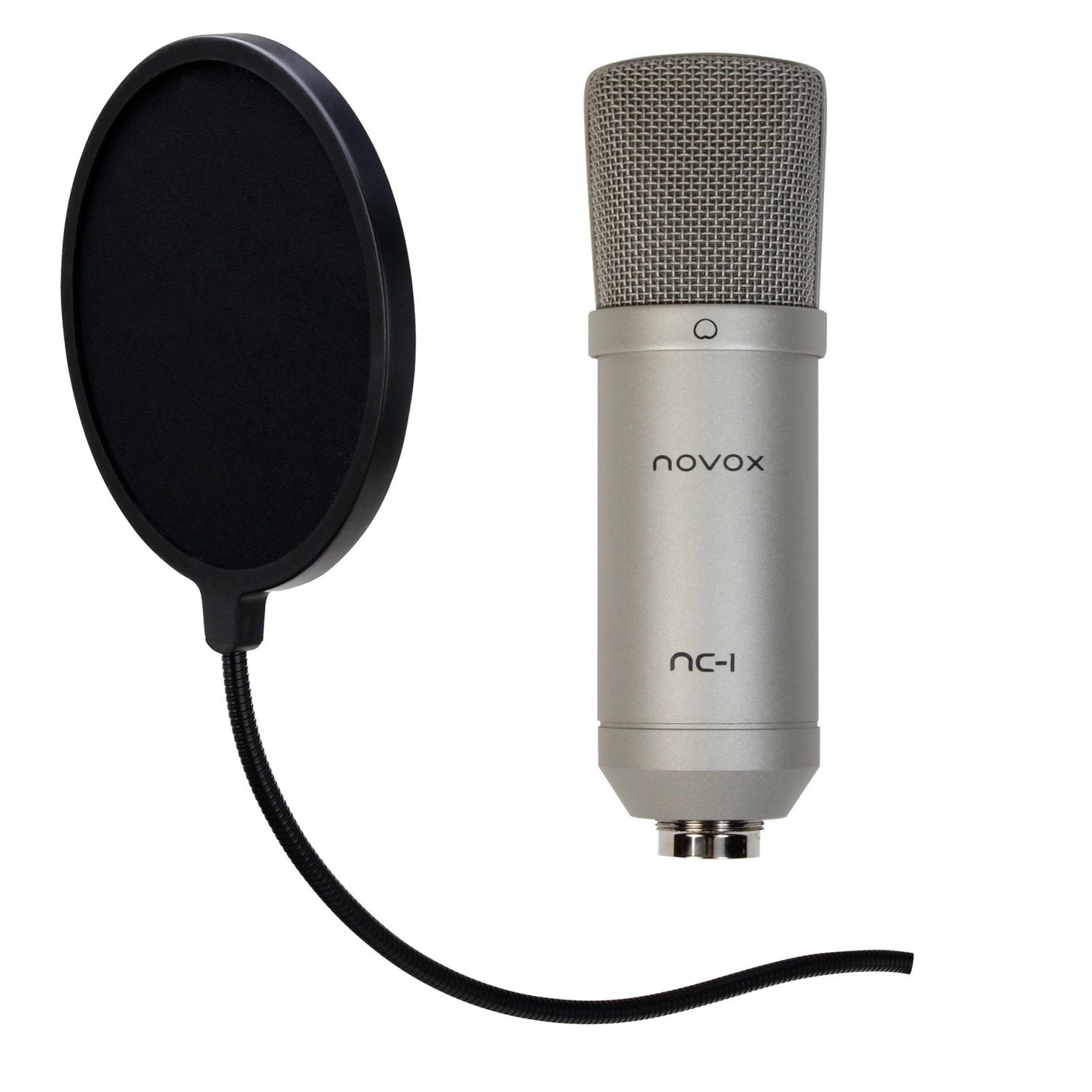 Zestaw mikrofon Novox NC 1 Silver + POP FILTR
