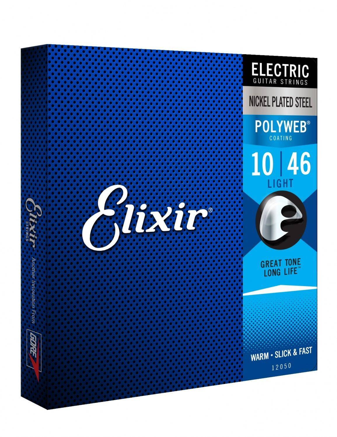 Struny do gitary elektrycznej Elixir 12050 PolyWeb Light 10-46