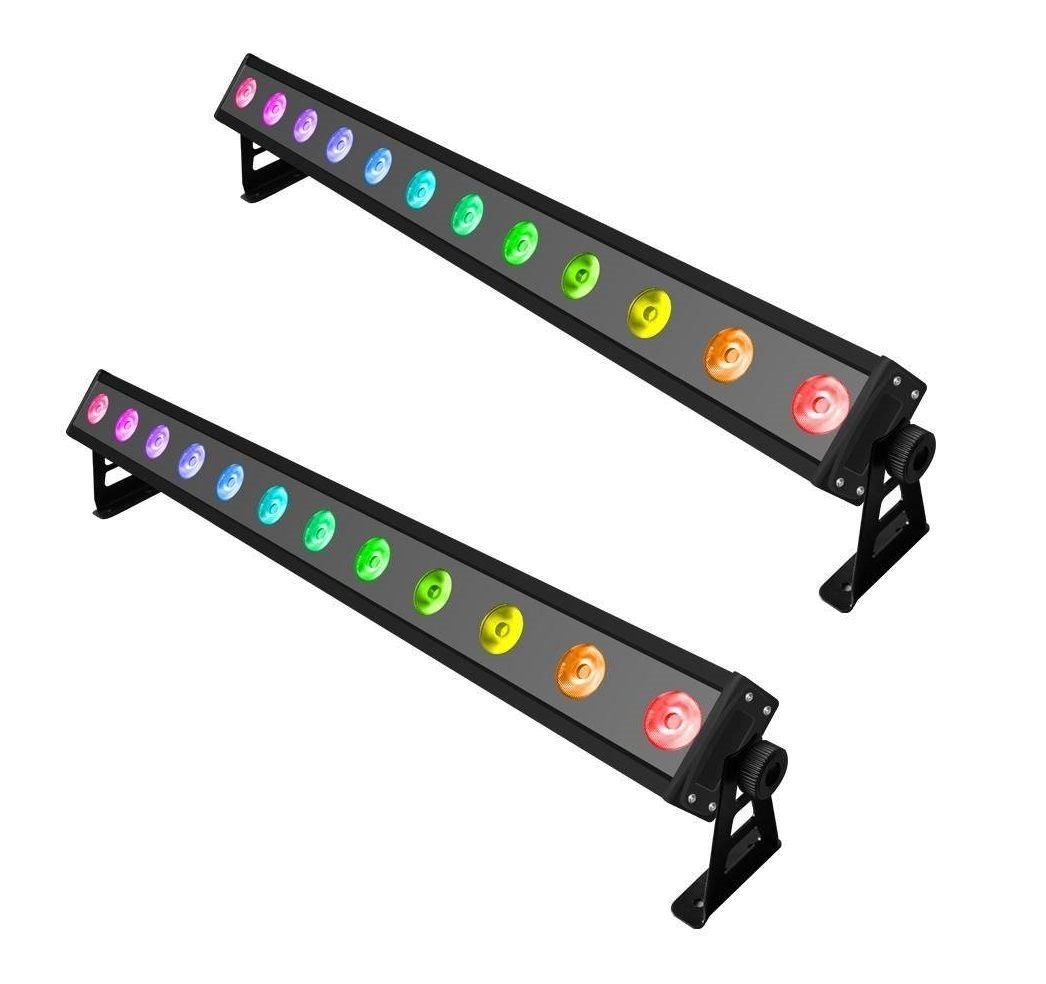 Zestaw 2x Fractal Lights BAR LED 12x15W RGBWA+UV IP 65