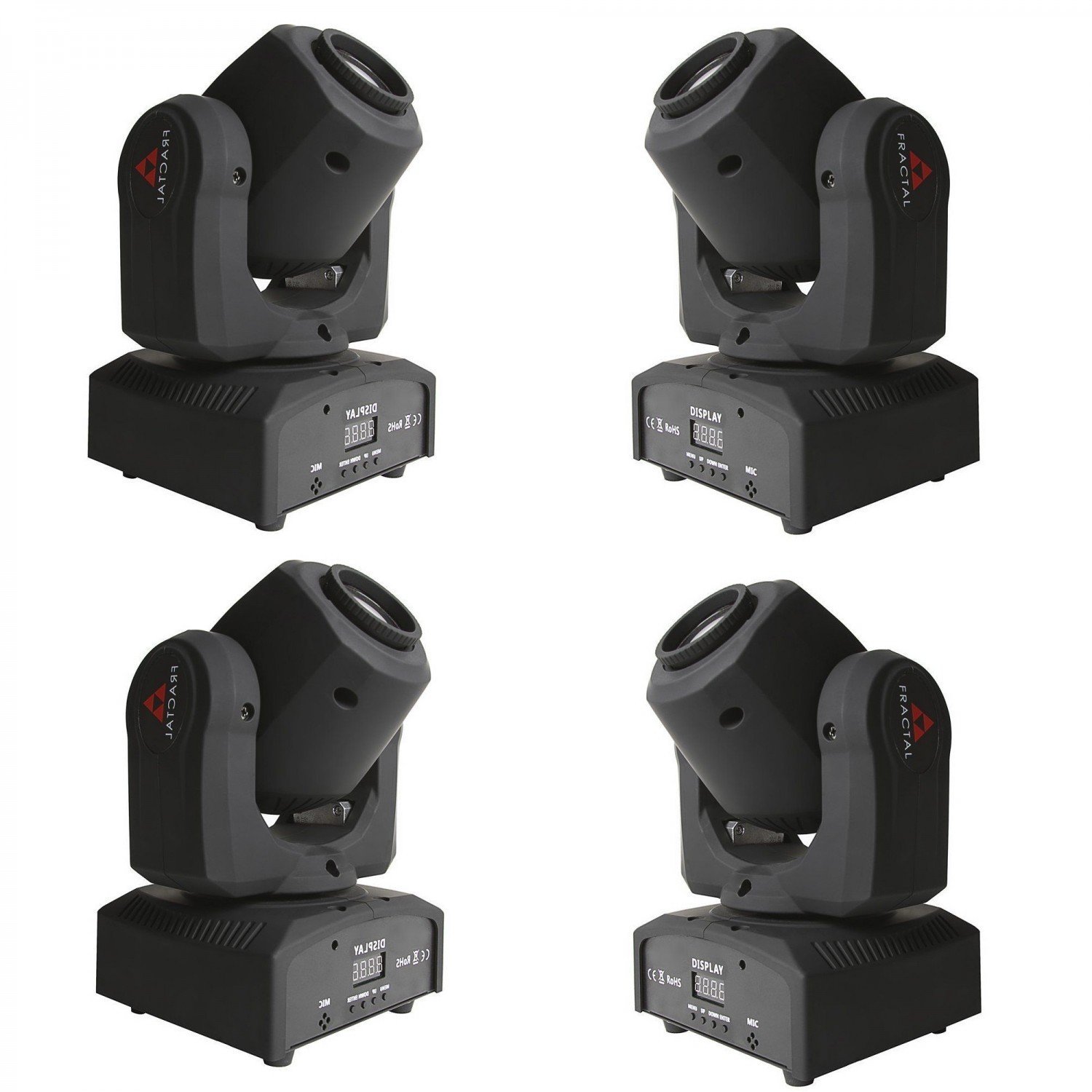 4 x Fractal Lights MINI LED GOBO SPOT 60W zestaw