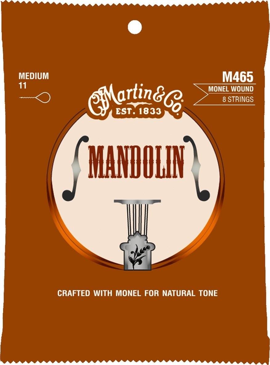 Struny do mandoliny Martin Guitar Martin M465 StringsRetro Mandolin 4658 Str Medium