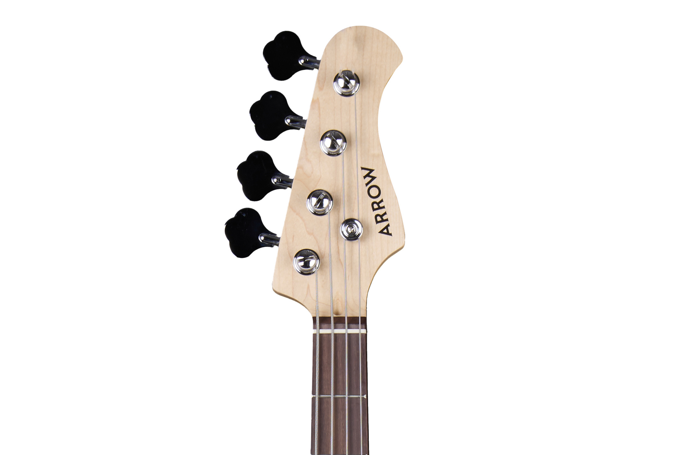 Arrow Session Bass 4 Snow White – tył i gryf