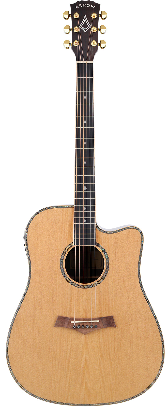 Arrow Platinum Dreadnought Cutaway front