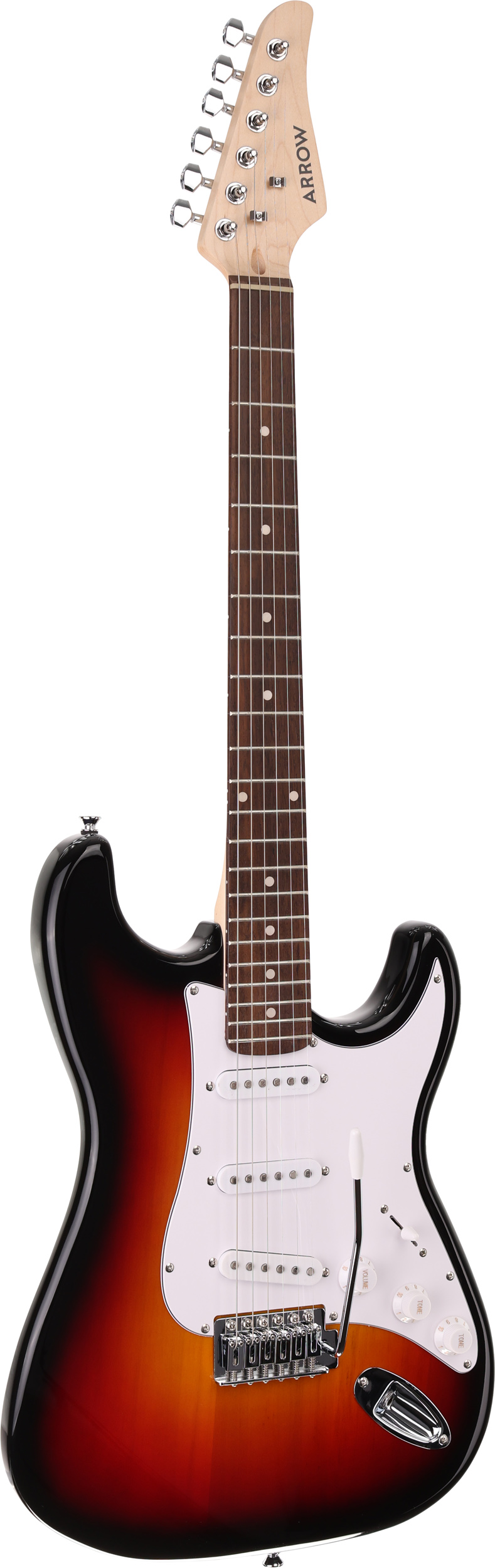 ギター KOCYARS Arrow Tonecaster ST 111 Tobacco Burst Rosewood/White gitara