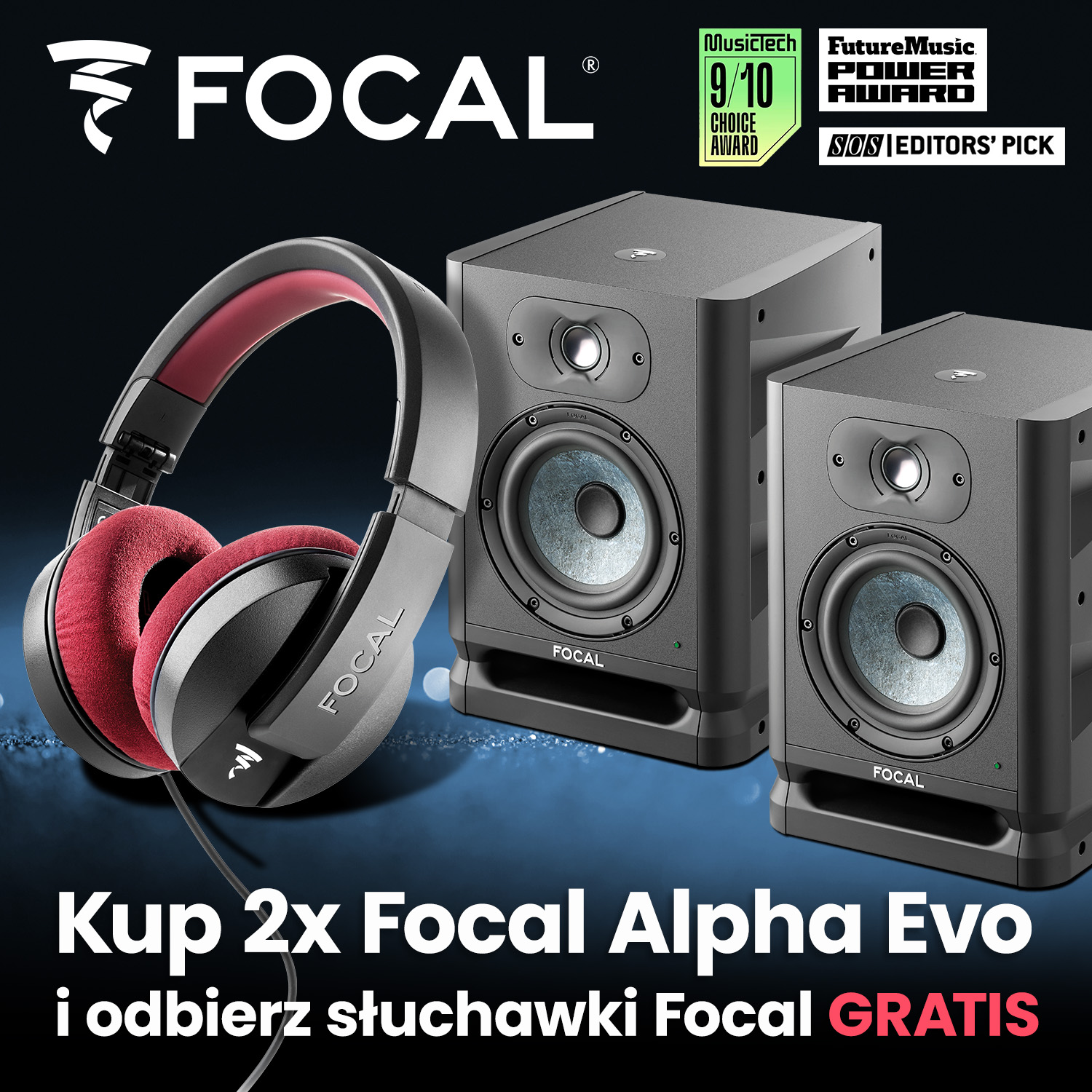 Kup 2x Focal Alpha Evo i odbierz słuchawki Focal GRATIS!