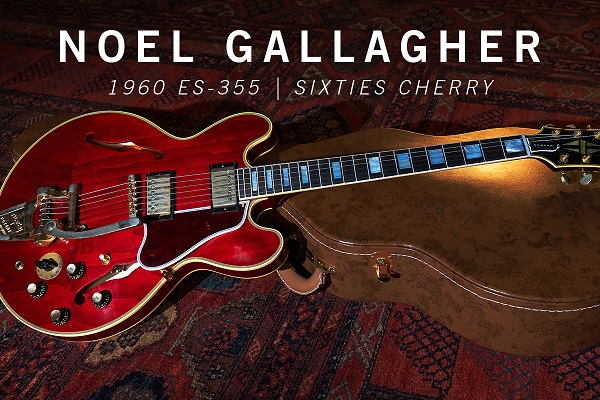 Nowa, wyjątkowa gitara Noel Gallagher 1960 ES-355