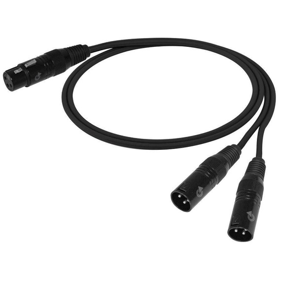 Bespeco EAYFX2X500 – kabel XLR żeński na 2 x XLR męski