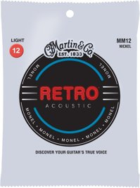 Martin Retro MM12 Nickel Light – struny do gitary akustycznej