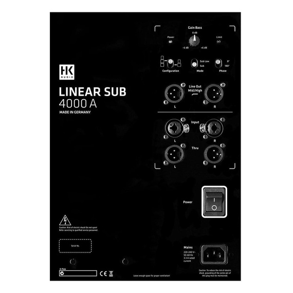 HK Audio HK L Sub 4000 A – subwoofer aktywny