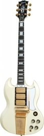 Gibson 1963 Les Paul SG Custom Reissue 3-Pickup w/ Maestro CE Classic White VOS gitara elektryczna
