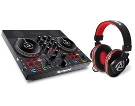 Zestaw kontroler DJ Numark PartyMix LIVE + słuchawki Numark HF 175