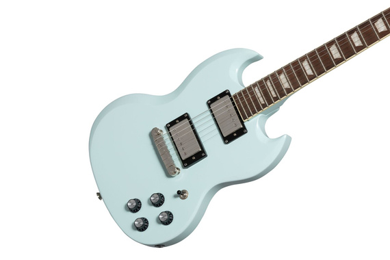 Epiphone Power Players SG Ice Blue – zestaw gitary elektrycznej