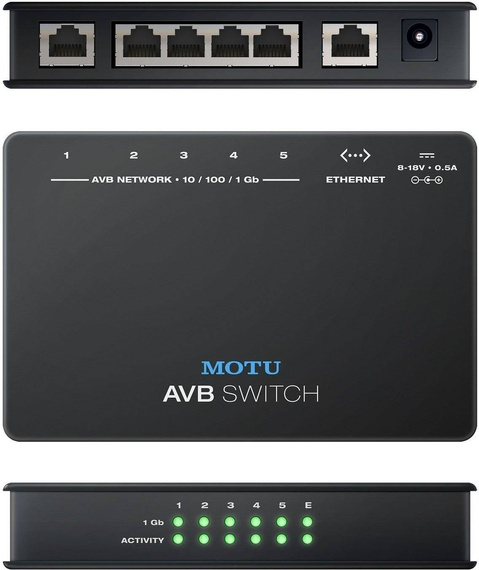 MOTU AVB Switch Ethernet