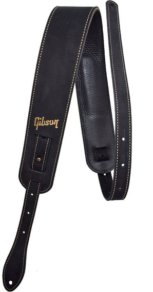 Pasek gitarowy Gibson The Nubuck Strap, black
