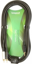 Kabel  TRS 3.5mm - 2x RCA Bespeco EAYMSR500 5m