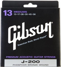 Gibson J-200 Deluxe 13-56 – struny fosforobrązowe do gitary akustycznej