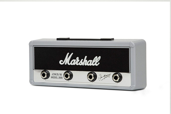 Marshall JackRack Silver – wieszak na klucze gitarowe + 4 breloki