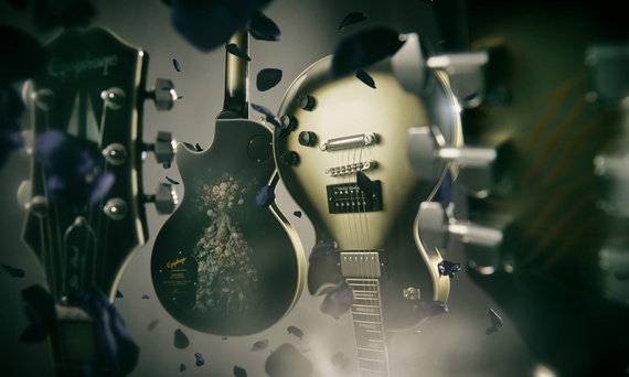 Gitara elektryczna Epiphone Adam Jones Les Paul Custom Art Collection: Julie Heffernan's "Self Portraint as Not Dead Yet"