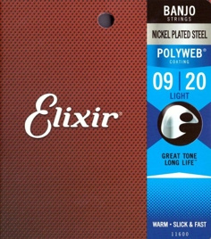 Elixir 11600 Light (9-20) PolyWeb struny do banjo