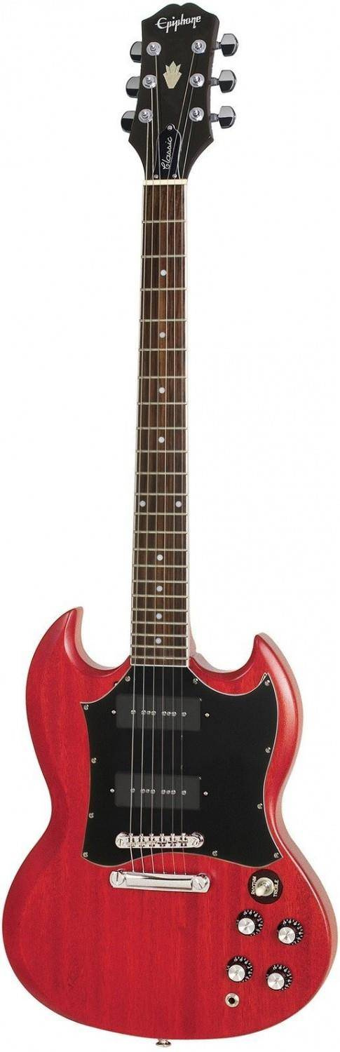 Epiphone SG Classic Worn P90 WCH Worn Cherry gitara