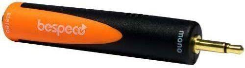 Przejściówka gniazdo Jack stereo 6.3mm - wtyk Jack mono 3.5mm Bespeco SLAD135