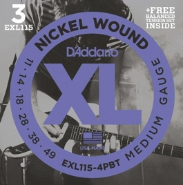 D'Addario EXL115-4PBT