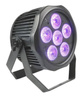 Zestaw 4 x Fractal LED PAR 6x12 W BATT RGBWA + UV