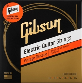 Gibson Vintage Reissue 10-46 Light – struny do gitary elektrycznej