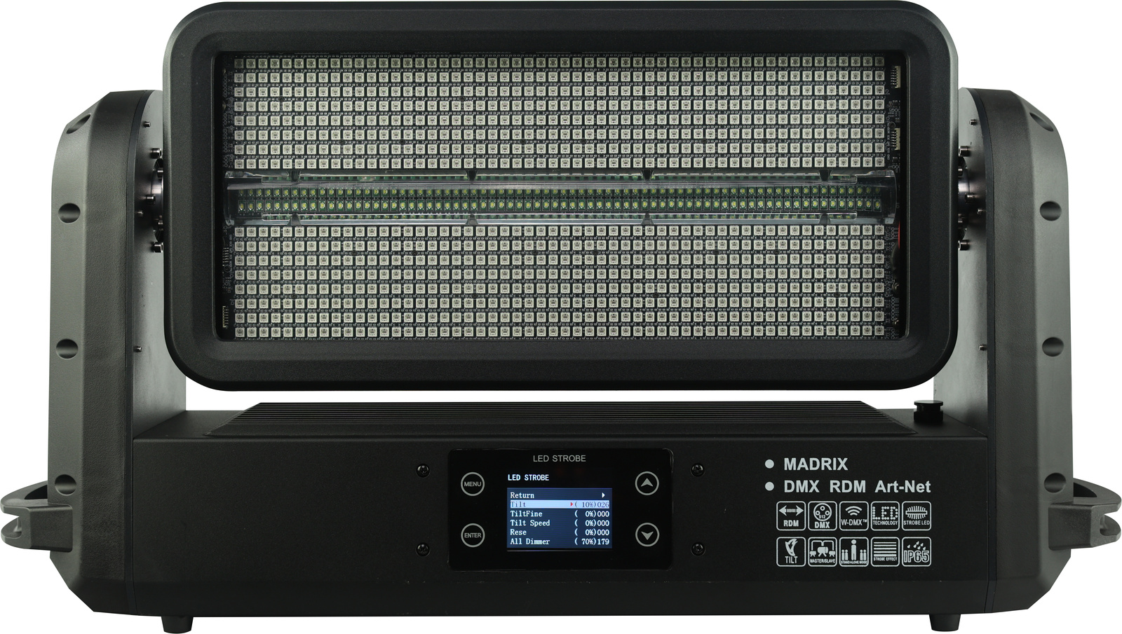 Fractal Lights Waterproof LED Strobe Moving Head - stroboskop IP65