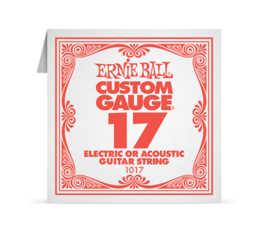 Pojedyncza struna do gitary elektrycznej/akustycznej Ernie Ball 17