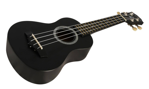 Ukulele sopranowe czarne z pokrowcem Arrow PB10 BK Soprano Black
