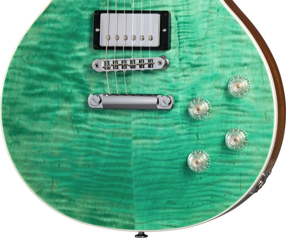 Gitara elektryczna Gibson Les Paul Modern Figured Seafoam Green
