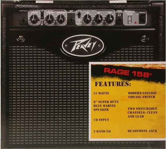 Wzmacniacz gitarowy PEAVEY Rage 158