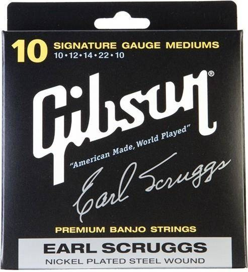 Gibson Earl Scruggs 010-022 Medium SBG-ESM – struny do banjo