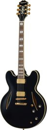 Gitara elektryczna Epiphone Emily Wolfe Sheraton Stealth Black Aged Gloss