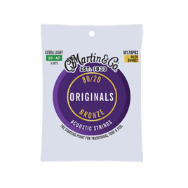 Martin M170PK3 80/20 Bronze Extra Light – struny do gitary akustycznej 3x