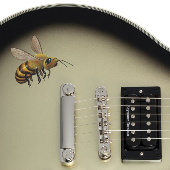 Gitara elektryczna Epiphone Adam Jones Les Paul Custom Art Collection: Mark Ryden’s “Queen Bee" Antique Silverburst