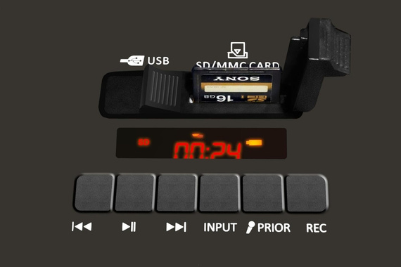 Głośnik przenośny z mikrofonem Novox MOBILITE BLUE