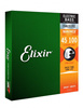 Elixir 14652 NanoWeb 45-100 – stalowe struny do gitary basowej