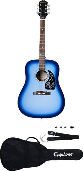 Zestaw Epiphone Starling Acoustic Guitar Player Pack Starlight Blue