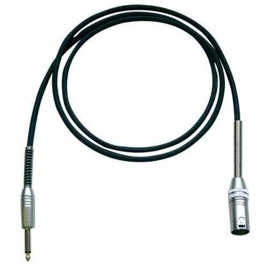 Kabel głośnikowy Bespeco XLR męski/ Jack 6,3mm IROMM100P 1m