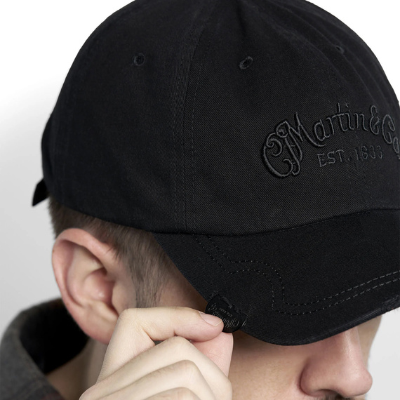 Martin Hat BallCap PickHat Black w/Black Logo czapka