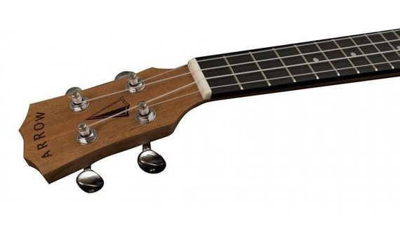 Ukulele Koncertowe z Pokrowcem i Kapodastrem Arrow MH 10