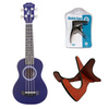 Zestaw Ukulele Arrow PB10BL Pokrowiec + Stojak + Kapo