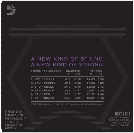 Struny do gitary elektrycznej D'Addario NYXL1149