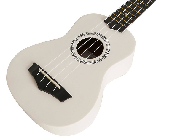 Ukulele sopranowe z pokrowcem Arrow PB10 WH white