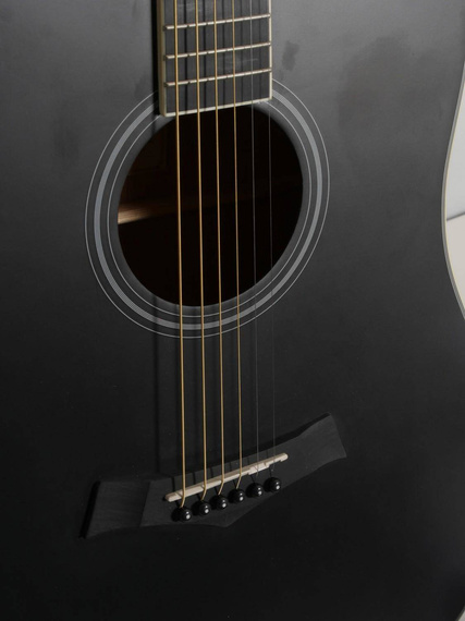 Arrow Zestaw Bronze BLK - Gitara Akustyczna z Pokrowcem GTR (G/Blue)