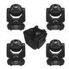 Zestaw 4 x Głowy Ruchome Fractal MINI LED GOBO SPOT 60W + Pokrowiec