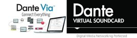 Oprogramowanie Audinate Dante Via and Dante Virtual Soundcard Combo